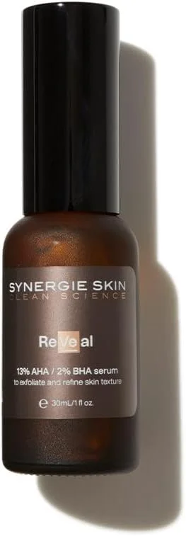 سرم لایه بردار صورت Synergie Skin ReVeal مناسب برای زنان و مردان، بهبود منافذ مسدود شده و ظاهر جوش، ساخت استرالیا