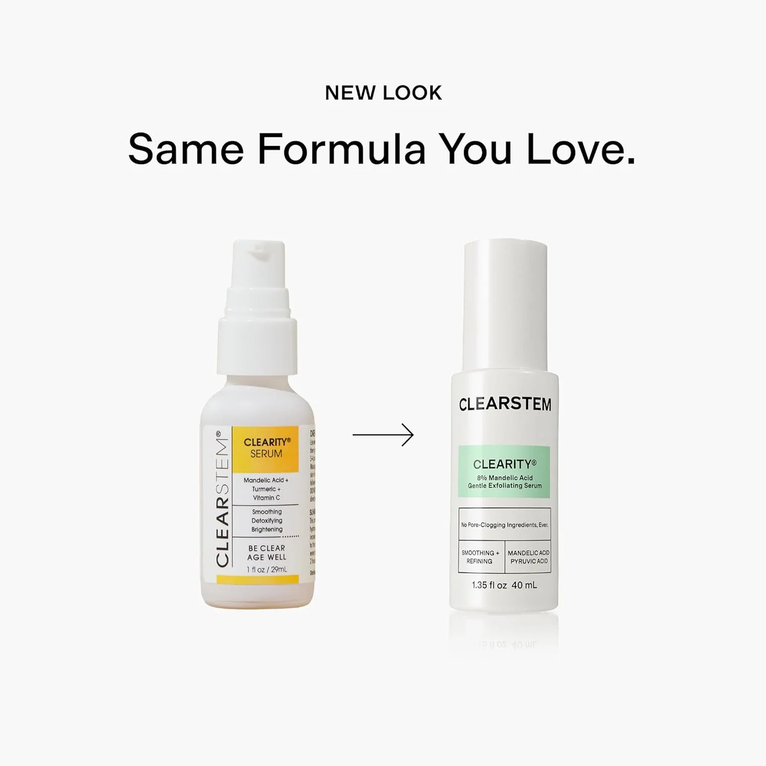 سرم اسید ماندلیک حل کننده جوش سرسیاه CLEARstem - ویتامین C، زردچوبه، تقویت کننده کلاژن - مناسب انواع پوست - محصولات مراقبت از پوست صورت - وگان، بدون گلوتن، بدون تست حیوانی - 29 میلی لیتر