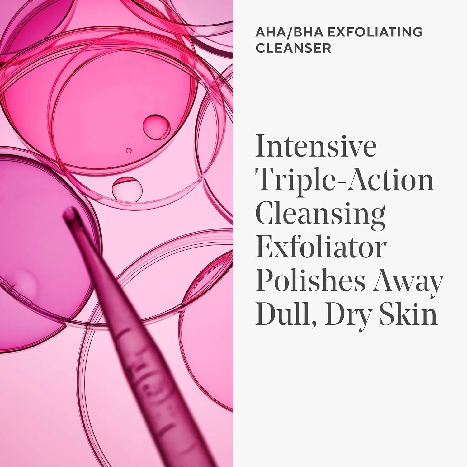 پاک کننده صورت لایه بردار AHA/BHA Murad - لایه برداری و آبرسانی، شستشوی صورت با اسید سالیسیلیک، لاکتیک و گلیکولیک - درمان صاف کننده پوست با پشتوانه علمی