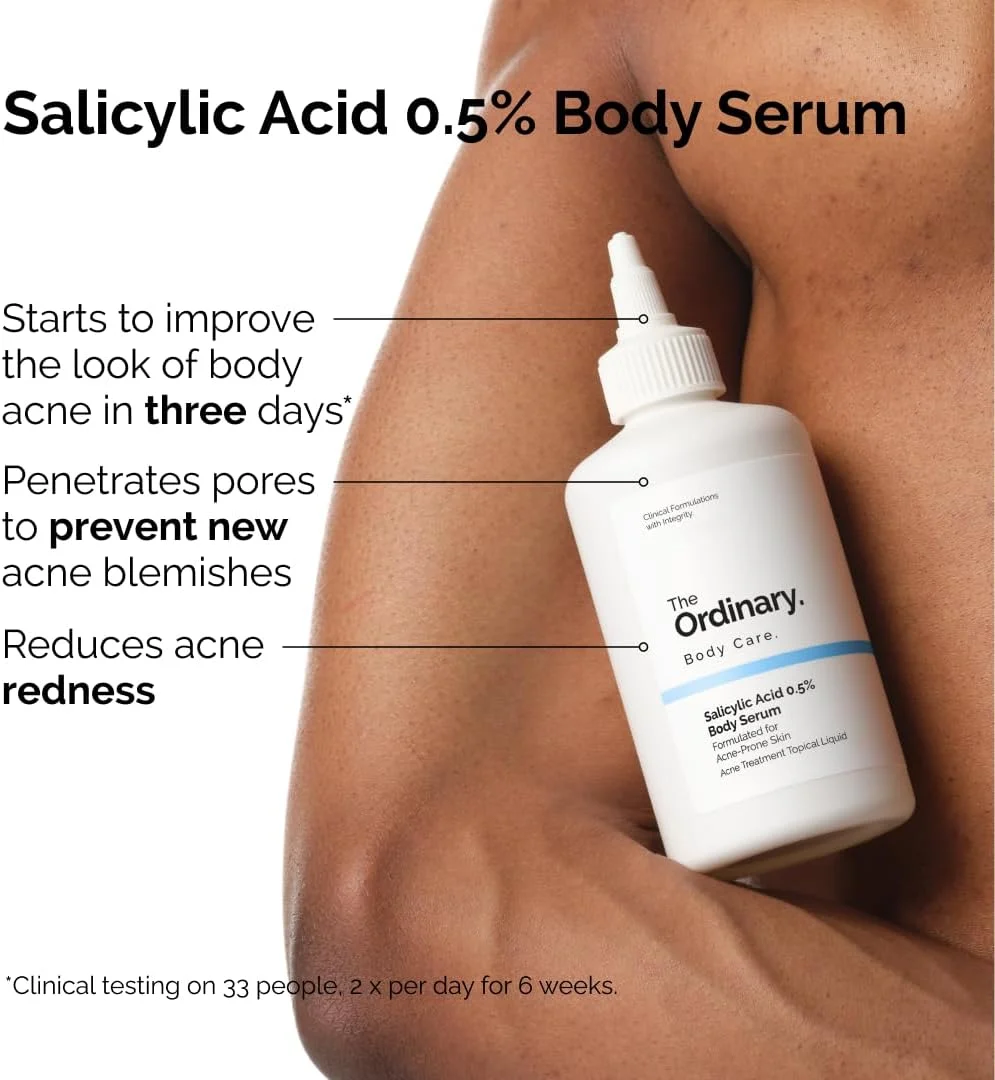 سرم بدن حاوی سالیسیلیک اسید 0.5% اوردینری، درمان لایه بردار برای پوست مستعد آکنه، 240 میلی لیتر