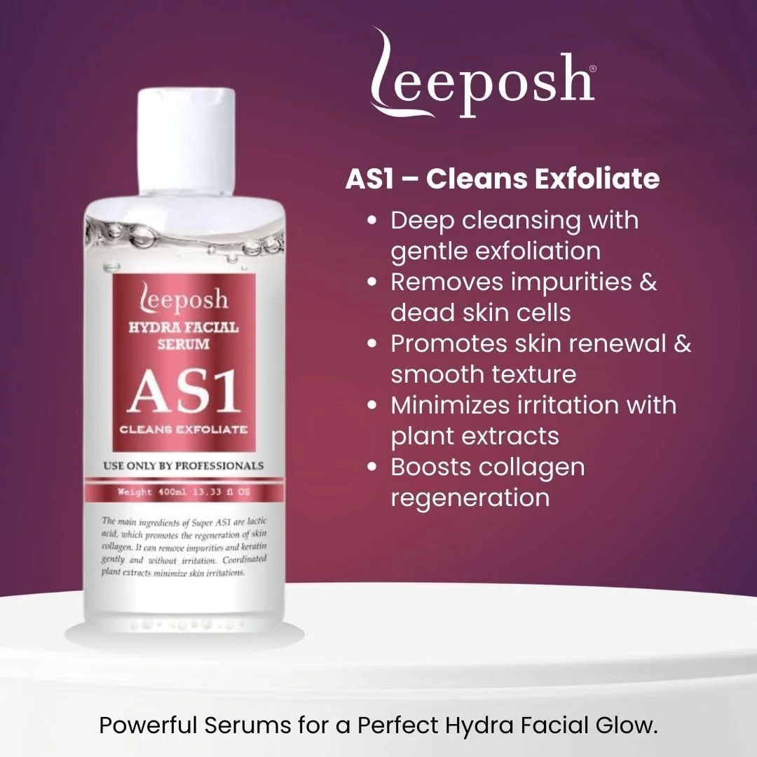 محلول دستگاه هیدرافیشیال، سرم آبرسان آکوا هیدرافیشیال AHA BHA، حجم 1500 میلی لیتر