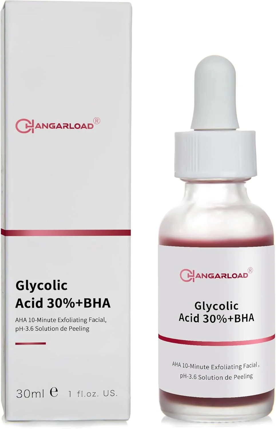 محلول لایه بردار AHA 30% + BHA 2%، 30 میلی لیتر، سرم لایه بردار صورت، لایه برداری شیمیایی صورت، سرم اسید گلیکولیک