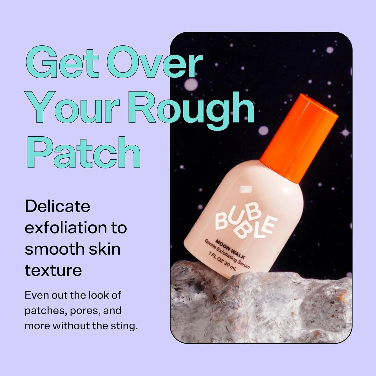 سرم لایه بردار صورت بابل اسکین کر مدل مون واک - لایه بردار ملایم صورت و کوچک کننده منافذ - کمک به یکنواخت شدن رنگ پوست و نمایان شدن پوستی درخشان - مناسب برای انواع پوست (30 میلی لیتر)