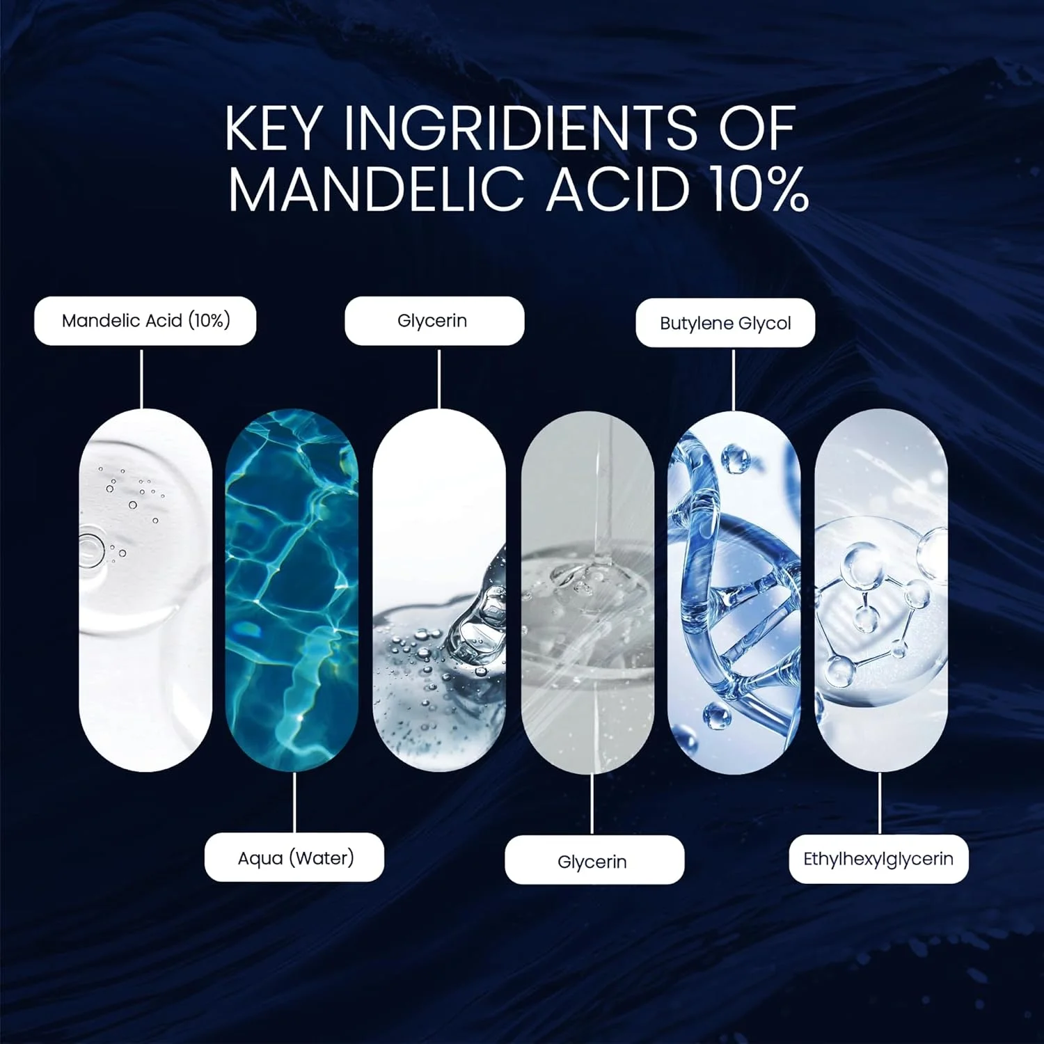 سرم جوانساز صورت حاوی 10% اسید ماندلیک 30 میلی لیتر - سرم لایه بردار و روشن کننده | درمان آکنه و خطوط ریز | پوست صاف، شفاف و درخشان | مراقبت ملایم AHA برای آقایان و بانوان