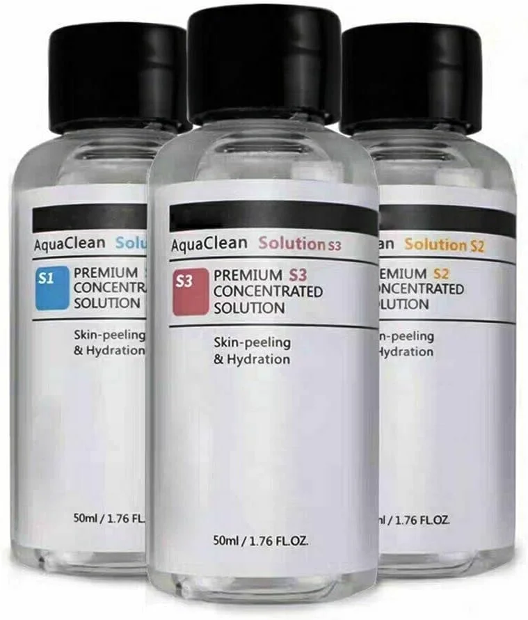 محلول لایه بردار آکوا هیدرا، سرم محلول صورت 50 میلی لیتر، رقیق شده 40 برابر برای استفاده در زیبایی هیدروژن اکسیژن صورت