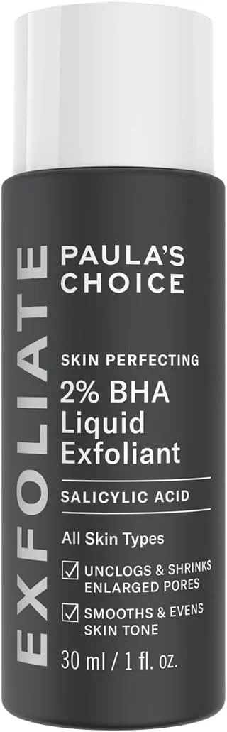لایه بردار مایع 2% BHA پولا choice مدل SKIN PERFECTING - لایه بردار صورت برای مبارزه با جوش های سرسیاه و منافذ باز - حاوی سالیسیلیک اسید - مناسب پوست مختلط و چرب - 30 میلی لیتر