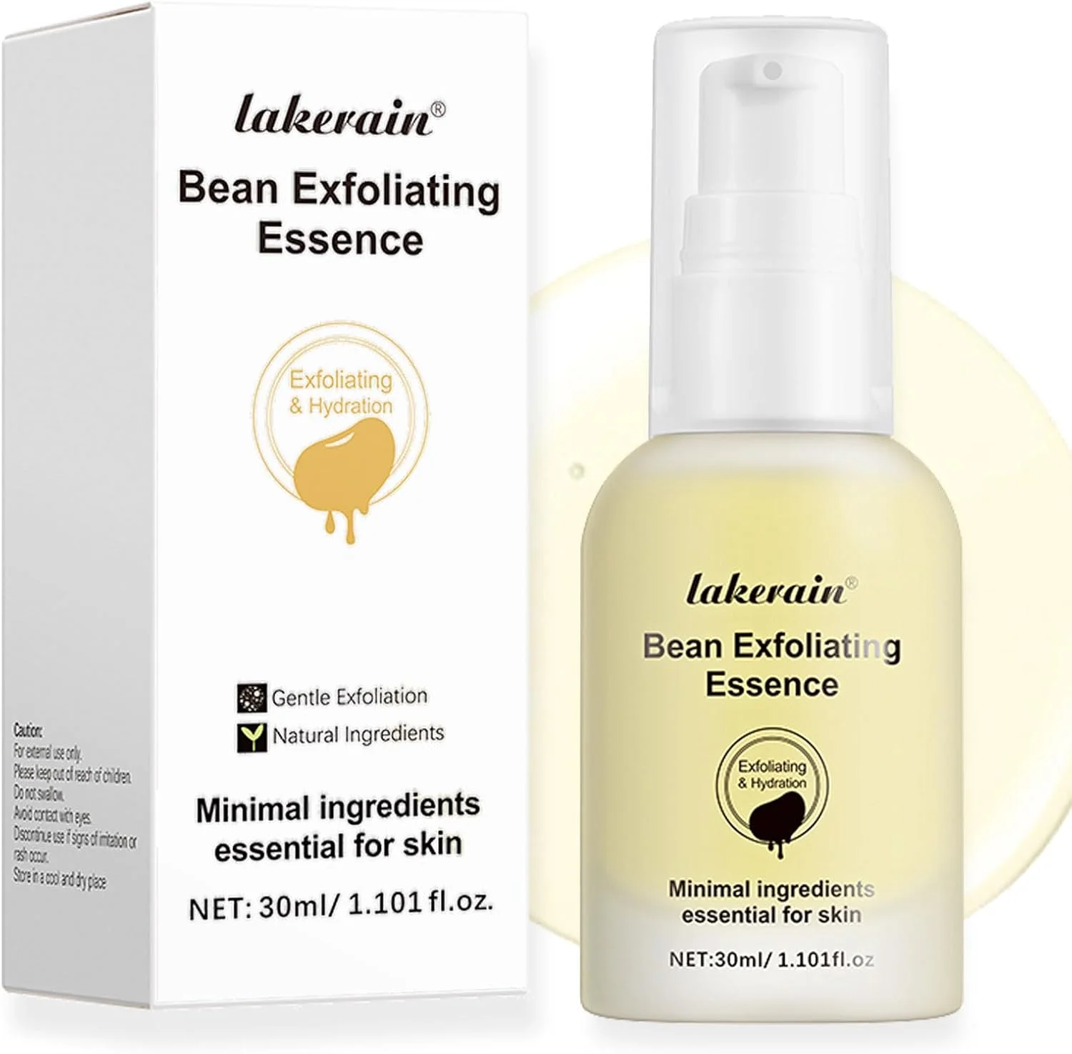 اسانس لوبیا، اسانس لایه بردار صورت، سرم آبرسان صورت، مرطوب کننده و تسکین دهنده پوست، لایه برداری ملایم برای جوش های سرسیاه، منافذ باز، چروک و خطوط ریز