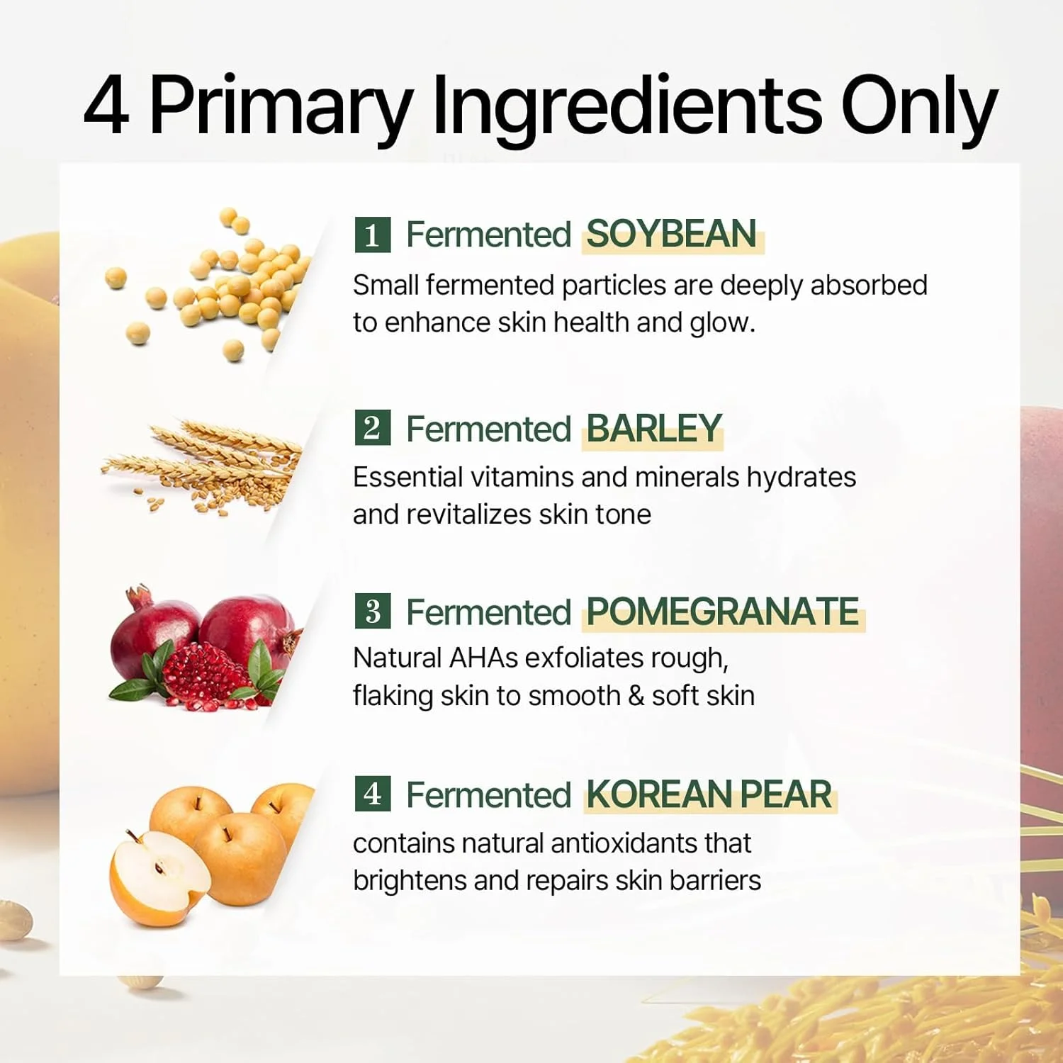 سرم صورت لایه بردار اسانس لوبیا کره ای – مرطوب کننده اسید هیالورونیک ویتامین C – مراقبت از پوست کره ای، سرم صورت برای داشتن پوستی درخشان، مناسب خانم ها و آقایان – 30 میلی لیتر