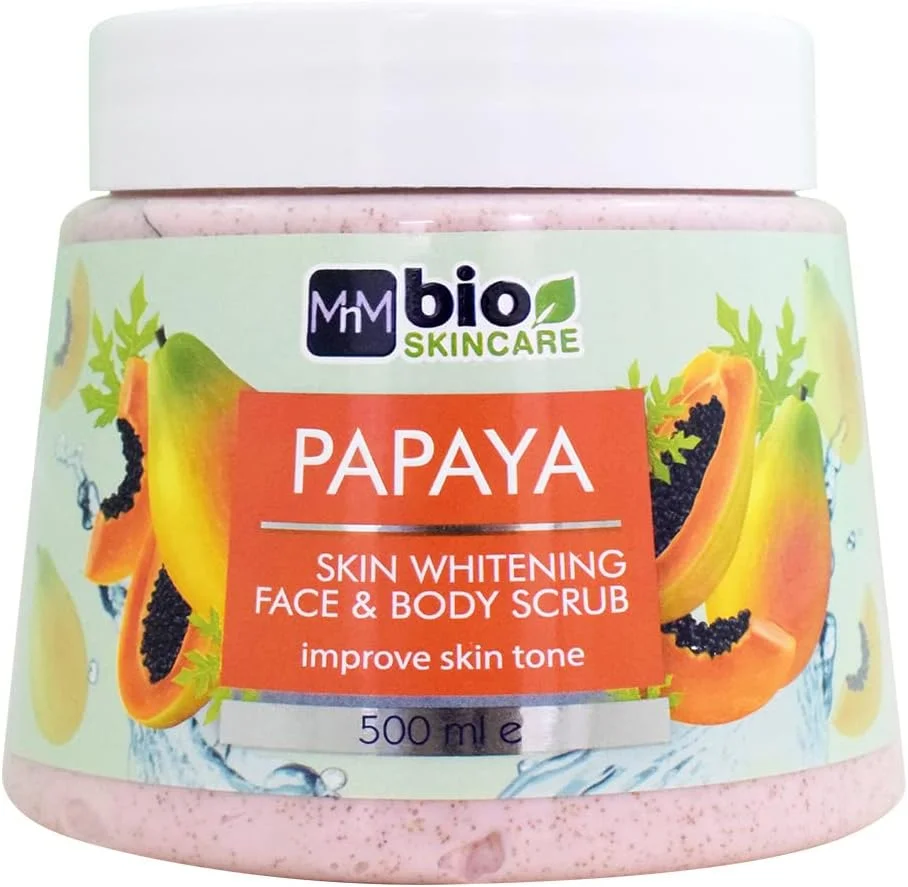 اسکراب صورت و بدن پاپایا بایو اسکین کر، 500 میلی لیتر