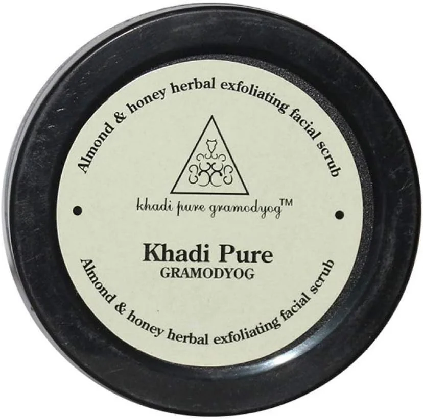 اسکراب لایه بردار صورت بادام و عسل گیاهی خالص Khadi، 50 گرم
