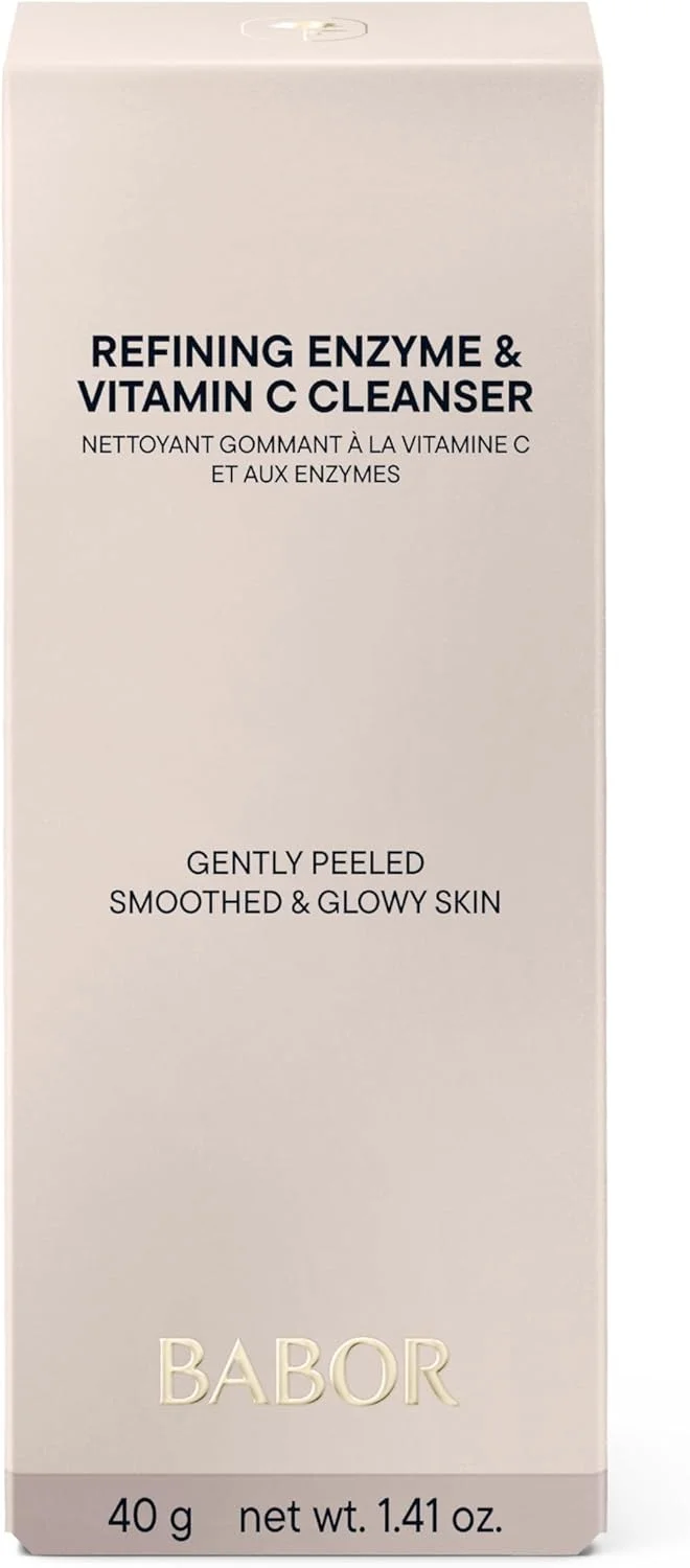 پاک کننده آنزیمی و ویتامین C بابور، پاک کننده پودری آنزیمی، لایه بردار و پولیش صورت، اسکراب ملایم صورت برای روشن و یکدست کردن پوست پاک کننده آنزیمی و ویتامین C بابور، پاک کننده پودری آنزیمی، لایه بردار و پولیش صورت، اسکراب ملایم صورت برای روشن و یکدست کردن پوست