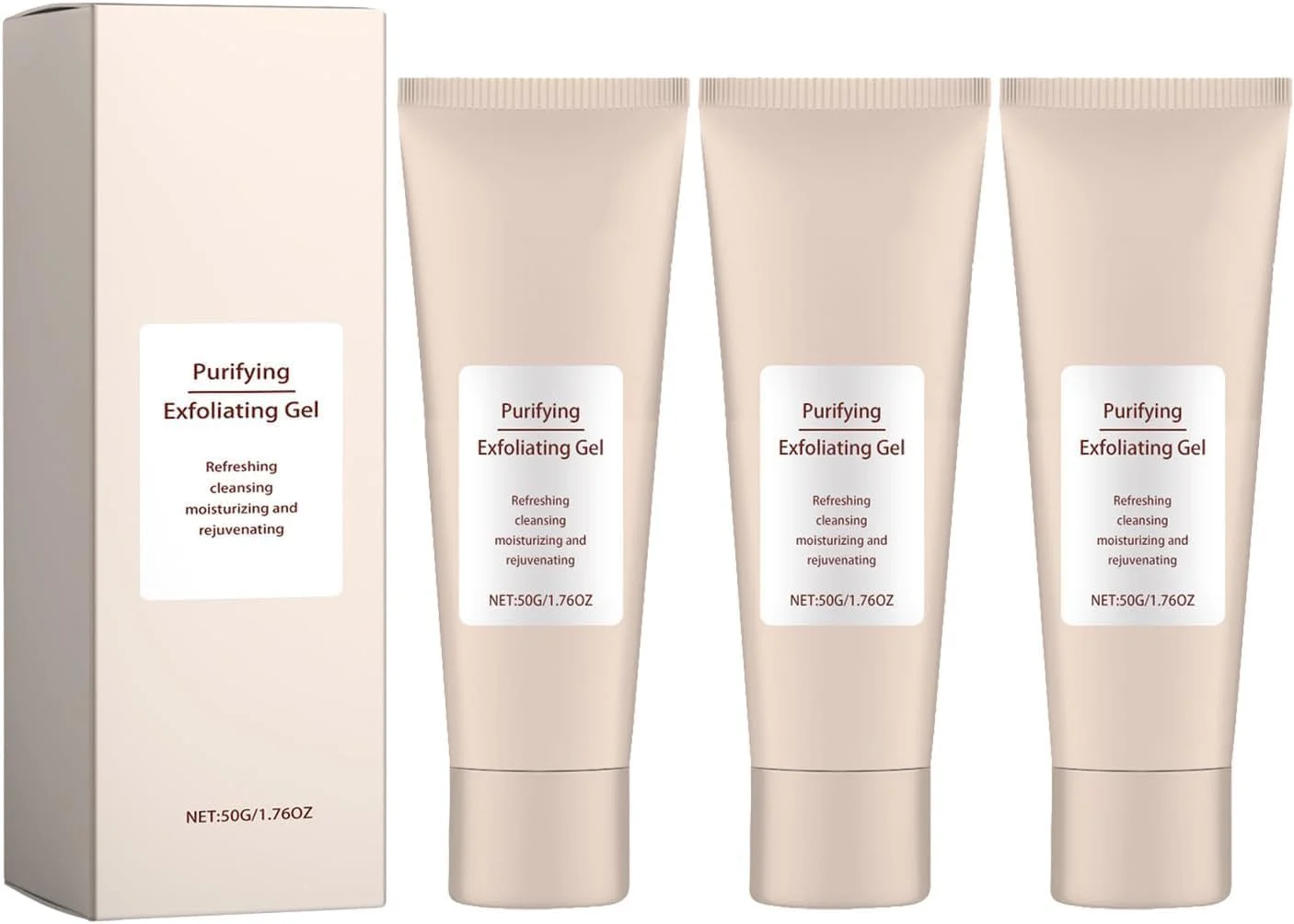 ژل لایه بردار پاک کننده 3 عددی، ژل اسکراب لایه بردار صورت و بدن، ژل روشن کننده لایه بردار، اسکرابر لایه بردار بدن، برای لایه برداری، کنترل چربی و رفع جوش های سرسیاه