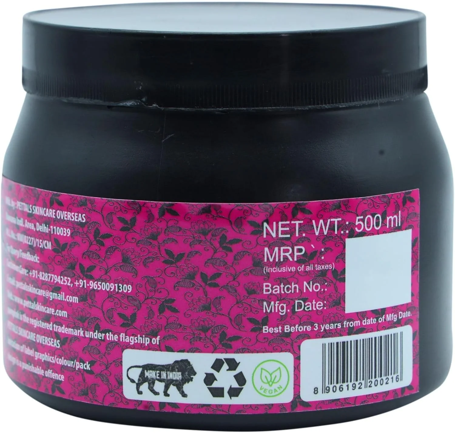 اسکراب صورت آلوئه ورا PurePINK مناسب برای خانم ها و آقایان | اسکراب ملایم لایه بردار صورت برای پوست های خشک و چرب | روشن کننده و پاک کننده عمیق 500 میلی لیتر