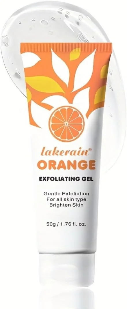 ژل لایه بردار پرتقالی NIKITA.VIVI 50 گرم، اسکراب لایه بردار پوست صورت و بدن، ژل لایه بردار طبیعی پرتقال، از بین برنده پوست مرده و پینه، پاک کننده عمیق و مرطوب کننده صورت