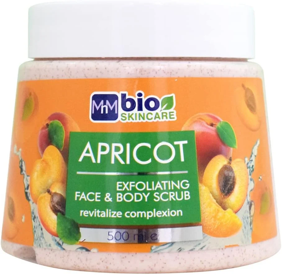 اسکراب صورت و بدن زردآلو و هلو بایو اسکین کر، 500 میلی لیتر