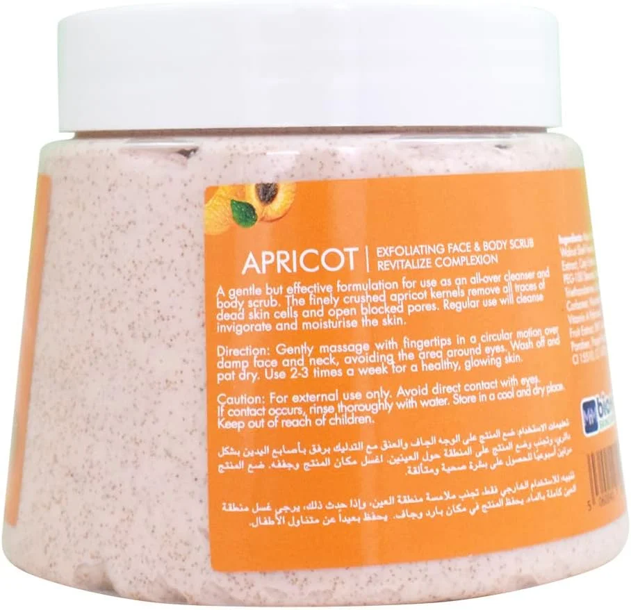 اسکراب صورت و بدن زردآلو و هلو بایو اسکین کر، 500 میلی لیتر