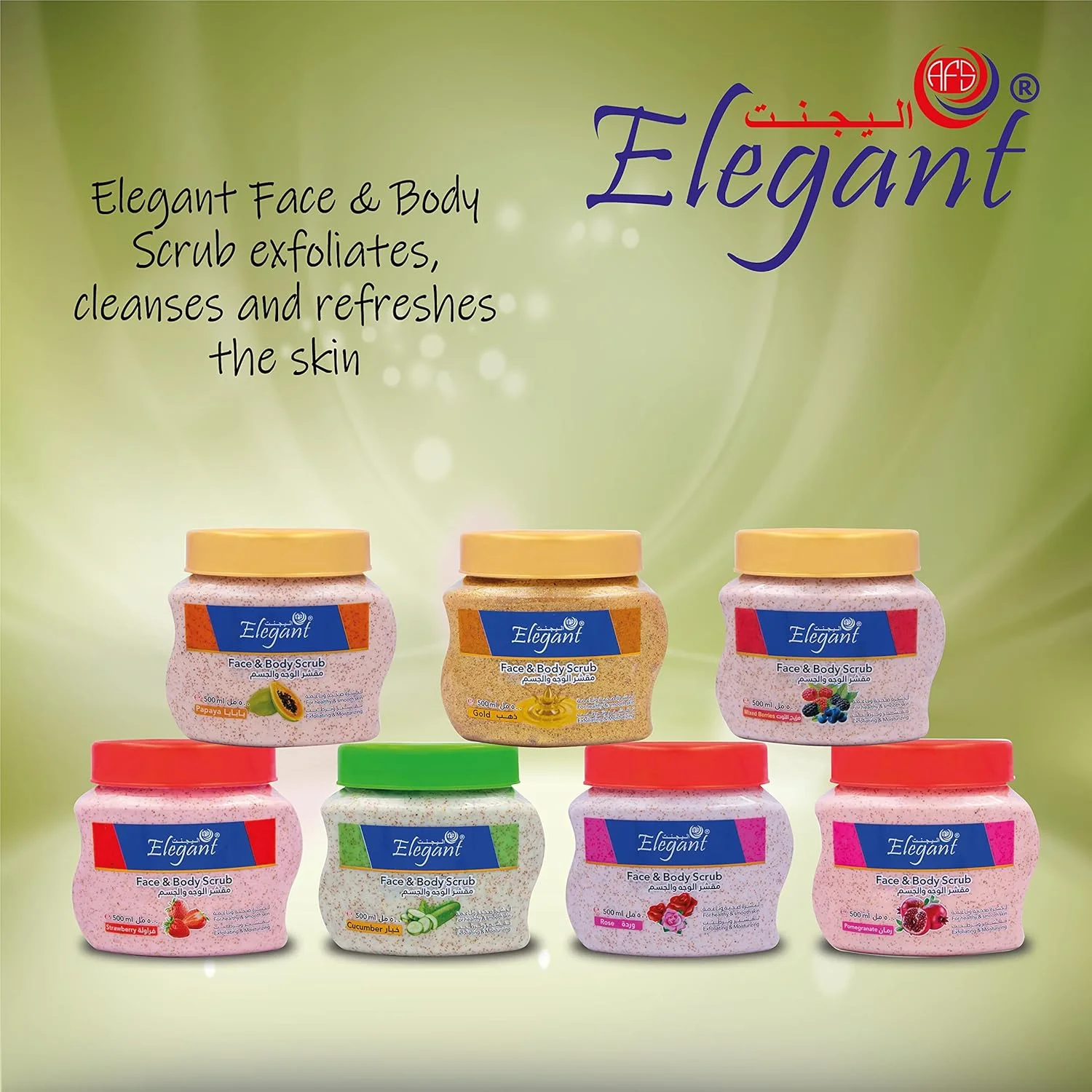 اسکراب صورت و بدن طلایی مجلل | 500 میلی لیتر | اسکراب پاک کننده عمیق و لایه بردار، لایه بردار صورت برای پوست سالم و صاف، عصاره های طبیعی برای مرطوب کننده - 500 میلی لیتر اسکراب صورت و بدن طلایی مجلل | 500 میلی لیتر | اسکراب پاک کننده عمیق و لایه بردار، لایه بردار صورت برای پوست سالم و صاف، عصاره های طبیعی برای مرطوب کننده - 500 میلی لیتر