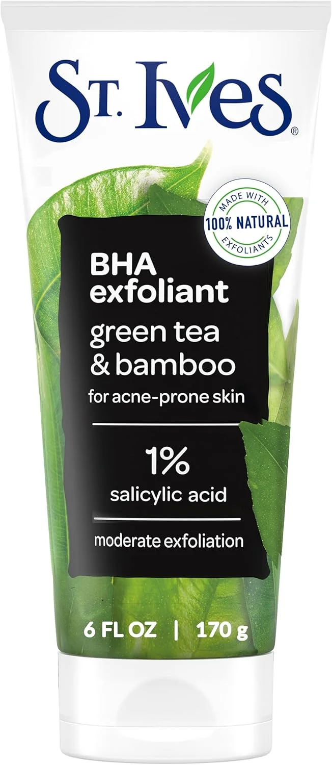 اسکراب صورت چای سبز پاک کننده جوش سرسیاه سینت ایوز، 170 گرم