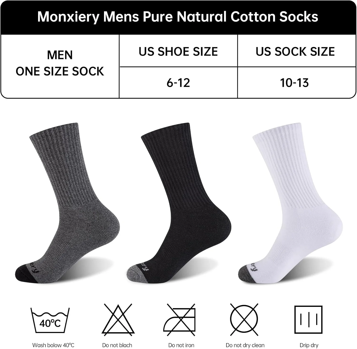 جوراب ساق بلند مردانه پنبه ای 100% با قابلیت جذب رطوبت و بالشتک دار، جوراب های ورزشی مناسب کار جوراب ساق بلند مردانه پنبه ای 100% با قابلیت جذب رطوبت و بالشتک دار، جوراب های ورزشی مناسب کار