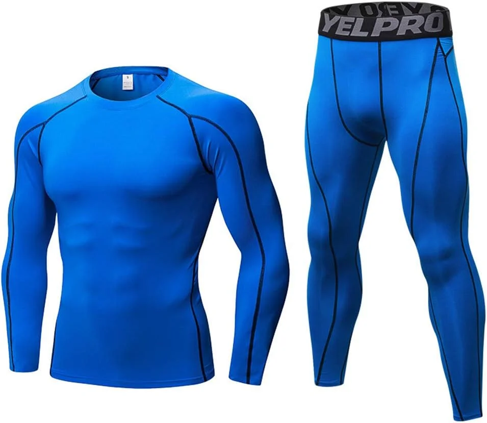 ست لباس زیر حرارتی مردانه لایه پایه و شلوار اسکی زمستانی کوهنوردی دوچرخه سواری موتورسیکلت