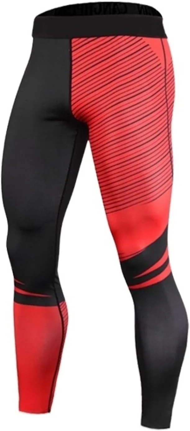 شلوار ورزشی مردانه، شلوار تنگ مردانه برای دویدن، شلوار گرمکن مردانه، لباس ورزشی مردانه، شلوار تنگ کشی مردانه، شلوار ساق مردانه ورزشی، شلوار فشاری مردانه مناسب باشگاه (رنگ: قرمز، سایز: XL)