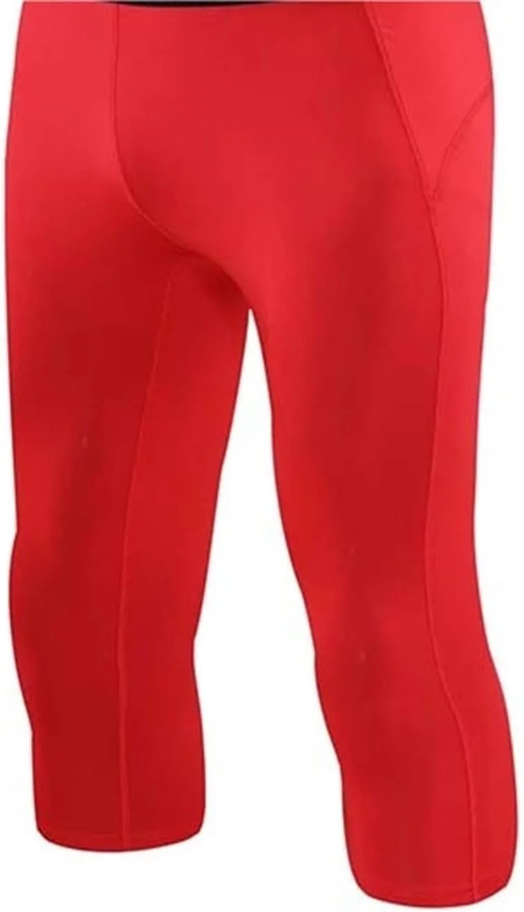 شلوار ورزشی مردانه، مناسب دویدن، تمرین بسکتبال و فوتبال، لگ ورزشی فشرده، لباس ورزشی باشگاه بدنسازی برای تمرینات مردانه (رنگ: قرمز، سایز: L)