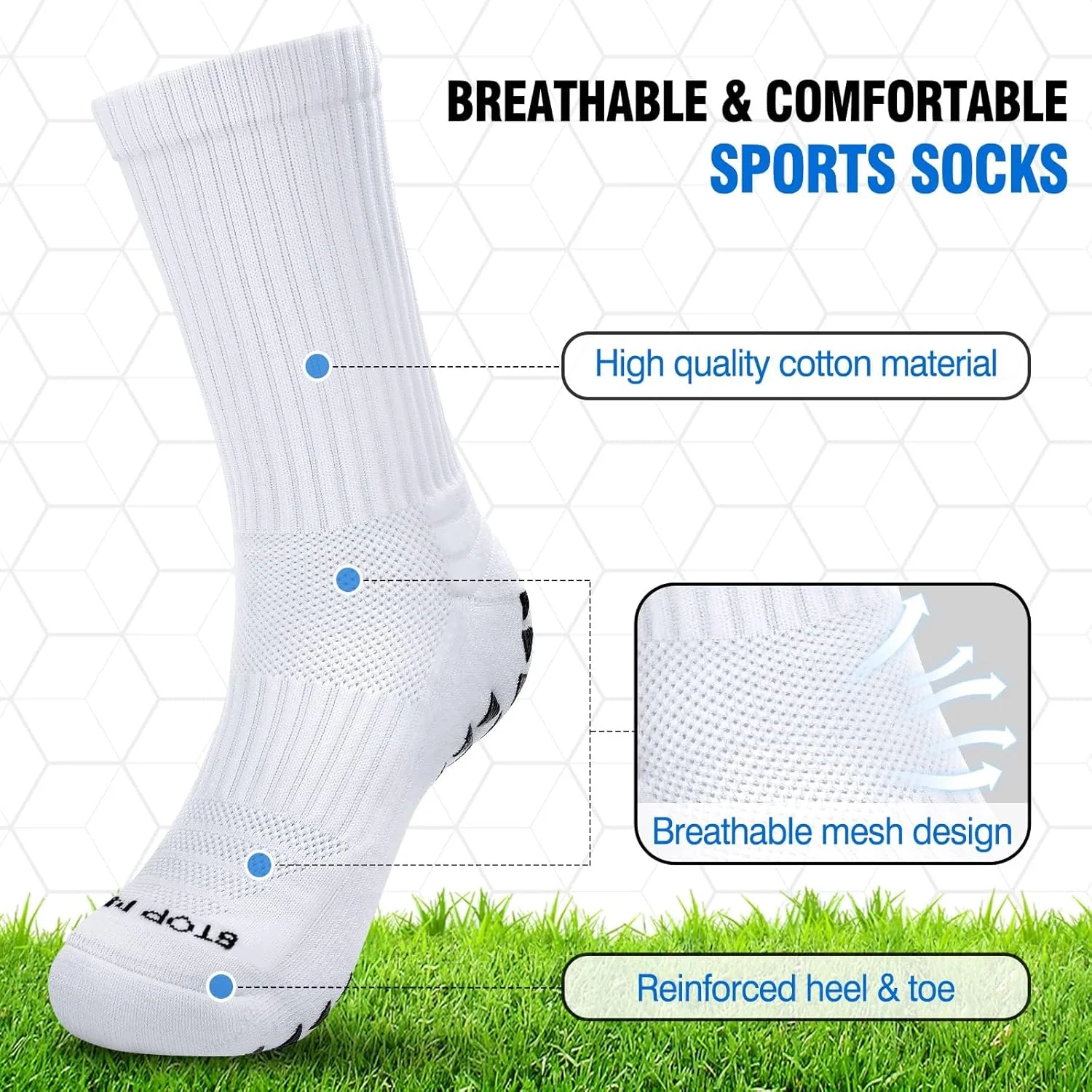 MAKINGTEC 5 جفت جوراب نامرئی ابریشمی یخی تنفسی، جوراب های بدون نمایش نازک با برش کم و ضد لغزش برای کفش های تخت، قایقی، کتانی، مردانه و زنانه، یک سایز