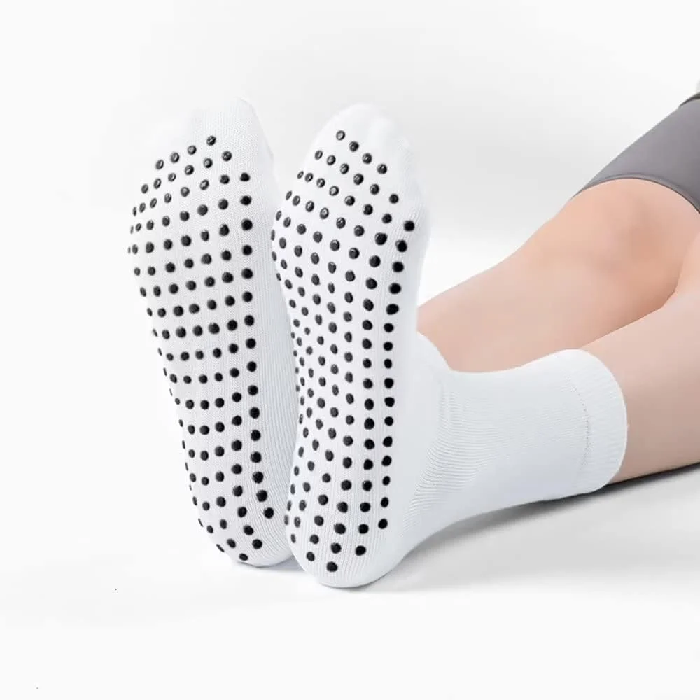 MAKINGTEC 3 جفت جوراب ورزشی مردانه و زنانه ضد لغزش، تنفسی، با پدهای لاستیکی ضد تاول، مناسب برای فوتبال، دویدن، پیاده روی، بوکس و راگبی