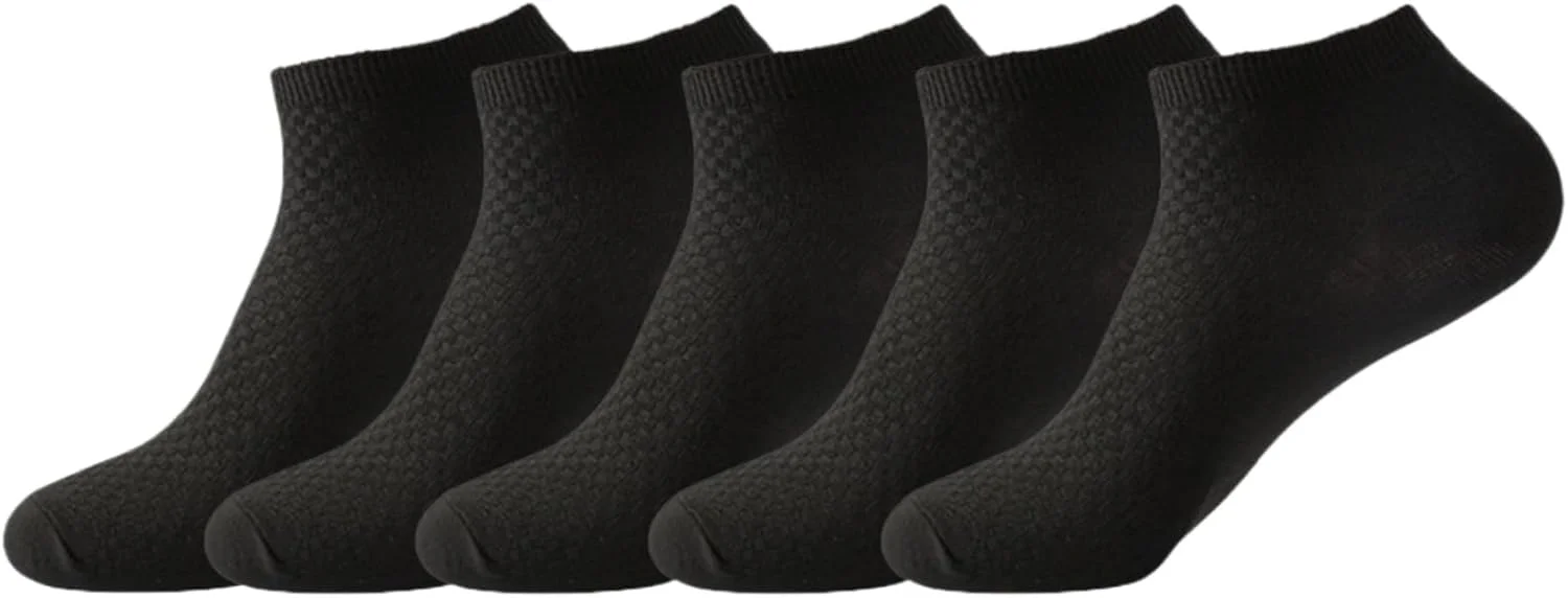 جوراب مردانه بامبو، جذب کننده رطوبت، مناسب برای تمام فصول (5 جفت)