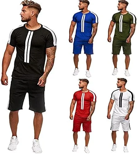 ست تیشرت و شلوارک مردانه LUCIY مناسب فصل تابستان، لباس ورزشی نازک، مناسب ورزش، دویدن، تیشرت، شلوارک، ست مردانه، رنگهای متنوع، مناسب ساحل و اوقات فراغت، 2 تکه/ست (رنگ: آبی تیره، سایز: L) ست تیشرت و شلوارک مردانه LUCIY مناسب فصل تابستان، لباس ورزشی نازک، مناسب ورزش، دویدن، تیشرت، شلوارک، ست مردانه، رنگهای متنوع، مناسب ساحل و اوقات فراغت، 2 تکه/ست (رنگ: آبی تیره، سایز: L)