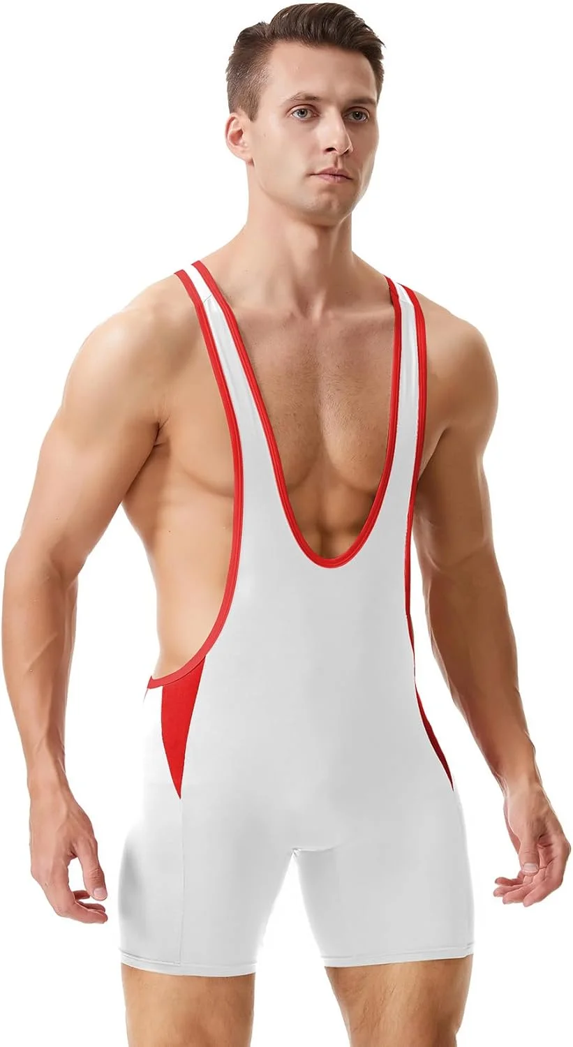 رکابی کشتی مردانه، رکابی پاورلیفتینگ، جلیقه بدون آستین، لباس بادی ورزشی، تاپ