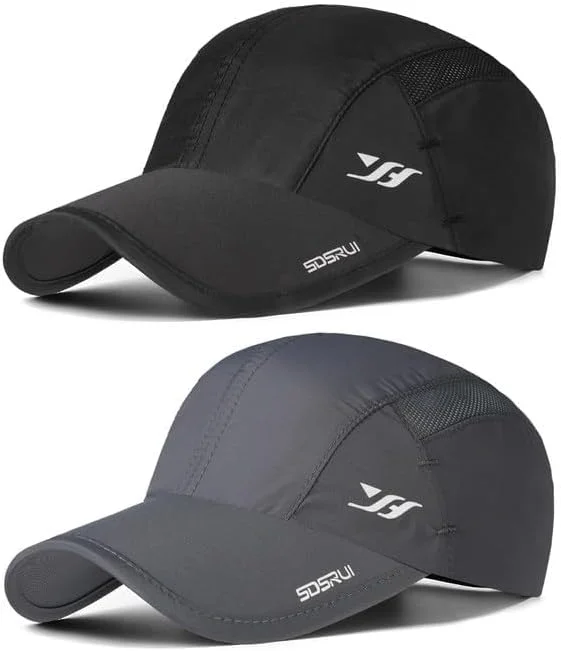 کلاه ورزشی خشک‌شونده سریع، کلاه سبک وزن مخصوص دویدن، کلاه تاشو سبک وزن ورزشی بیسبال، کلاه ورزشی محافظ آفتاب، مناسب برای دویدن، کوهنوردی و پیاده‌روی، унисекс