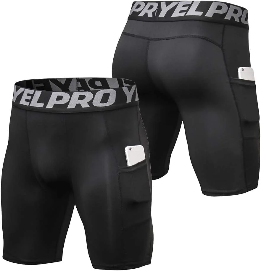 ست شورت ورزشی مردانه Lixada، بسته 3 عددی، لباس زیر ورزشی و مناسب تمرین