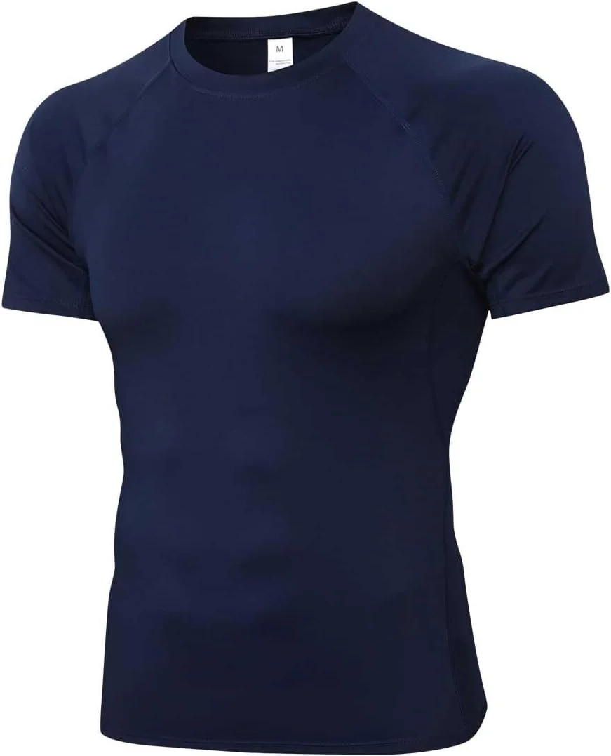 تی شرت ورزشی مردانه، آستین کوتاه، مناسب تمرین و باشگاه، زیرپوش ورزشی