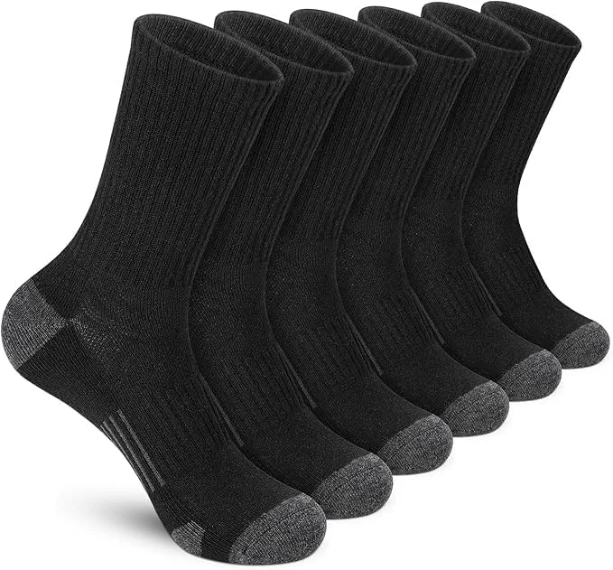 جوراب ساق بلند ورزشی مردانه، جوراب های دویدن بالشتکی، جوراب های ورزشی تنفسی عملکردی