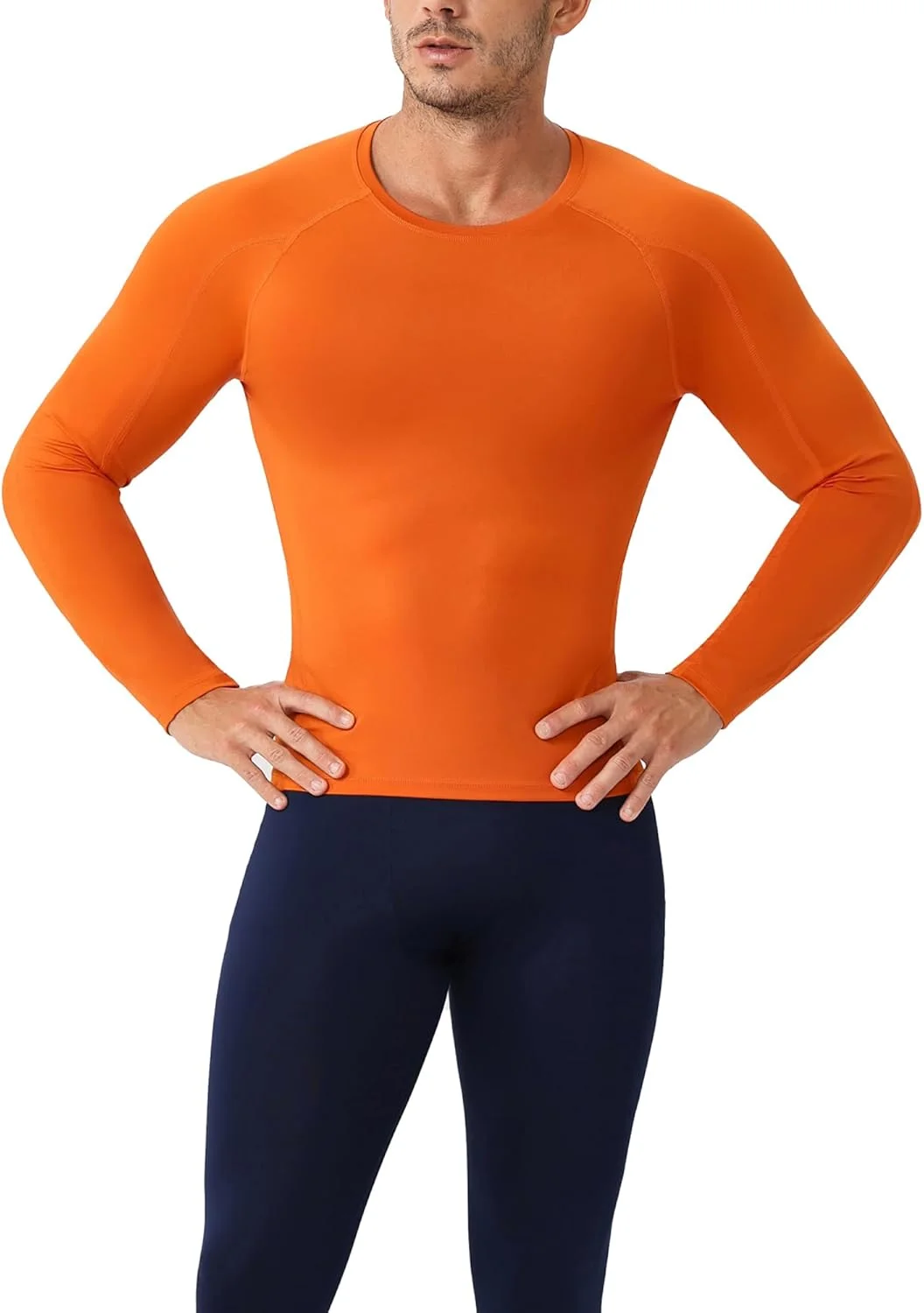 تاپ ورزشی آستین بلند مردانه، مناسب تمرین، زیرپوش ورزشی، مناسب دویدن و باشگاه، لایه زیرین و خشک شونده