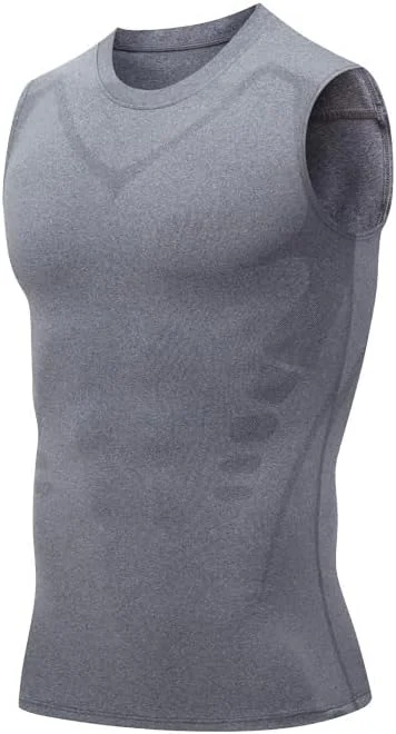 تاپ های ورزشی مردانه، آستین حلقه ای، جذب، مناسب تمرین، لایه زیرین ورزشی، دویدن، بسکتبال