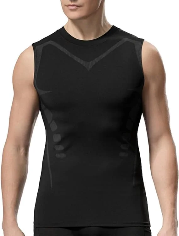 تاپ های ورزشی مردانه، آستین حلقه ای، جذب، مناسب تمرین، لایه زیرین ورزشی، دویدن، بسکتبال