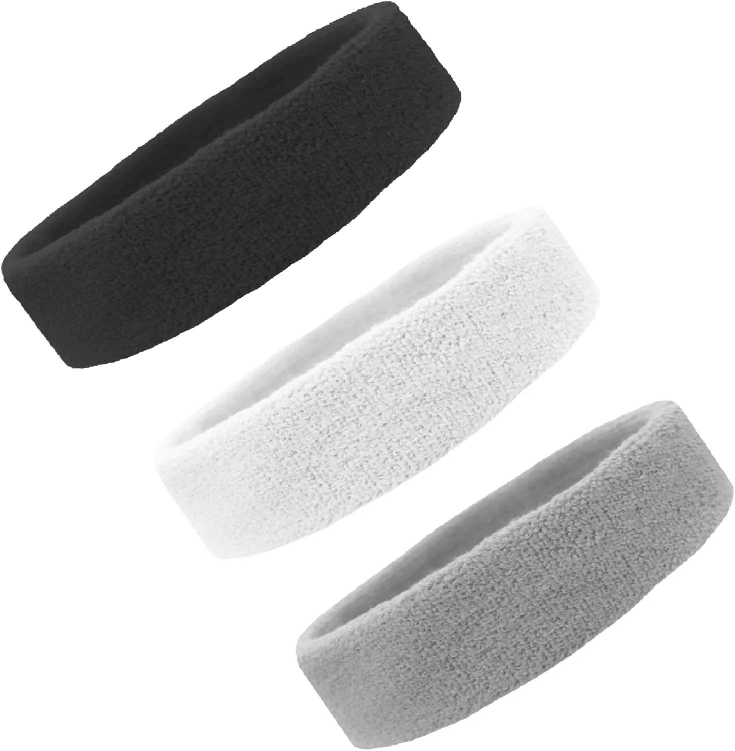 هدبند و مچ بند ورزشی کشی برای مردان و زنان، مناسب ورزش، دویدن، بسکتبال، جذب رطوبت و عرق