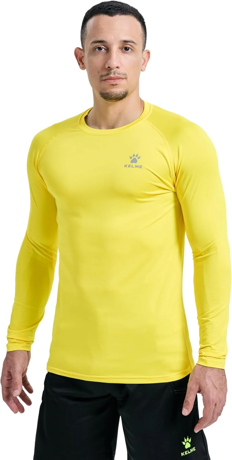 تی شرت آستین بلند حرارتی مردانه کلمه، مناسب تمرینات فوتبال