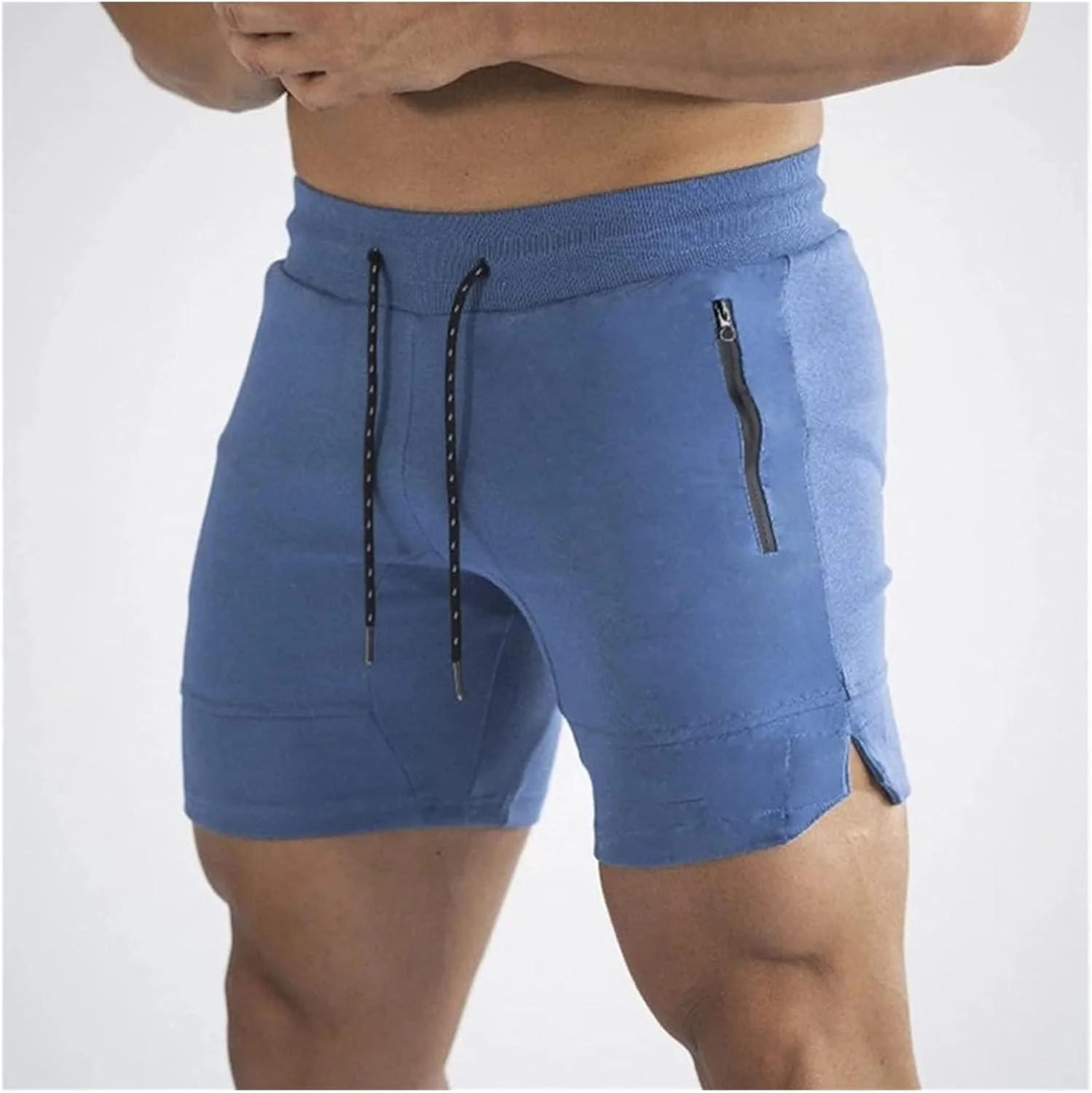 شلوارک ورزشی مردانه مناسب دویدن و تمرین، لباس ورزشی باشگاهی، شلوارک تنفسی