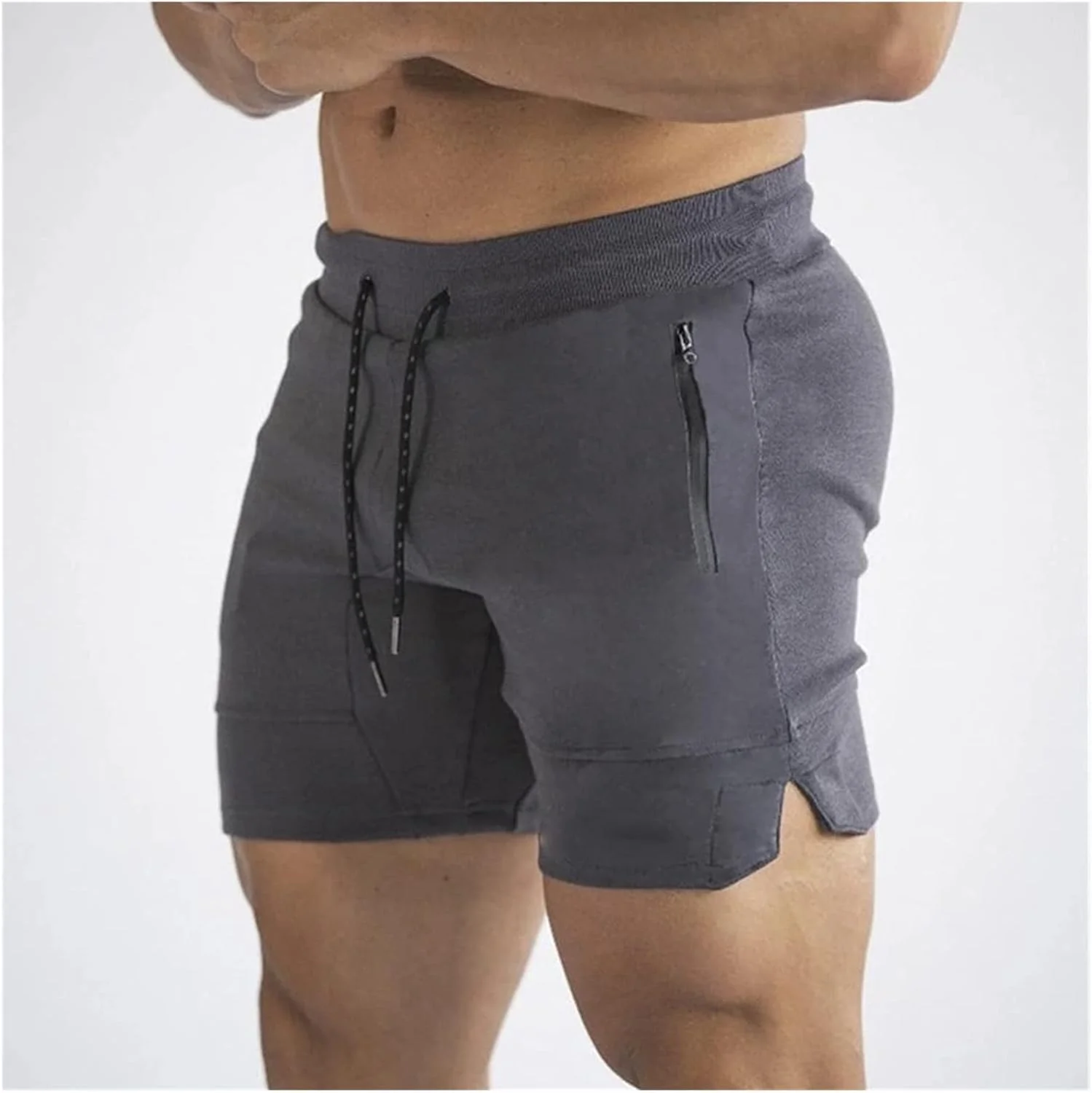 شلوارک ورزشی مردانه مناسب دویدن و تمرین، لباس ورزشی باشگاهی، شلوارک تنفسی