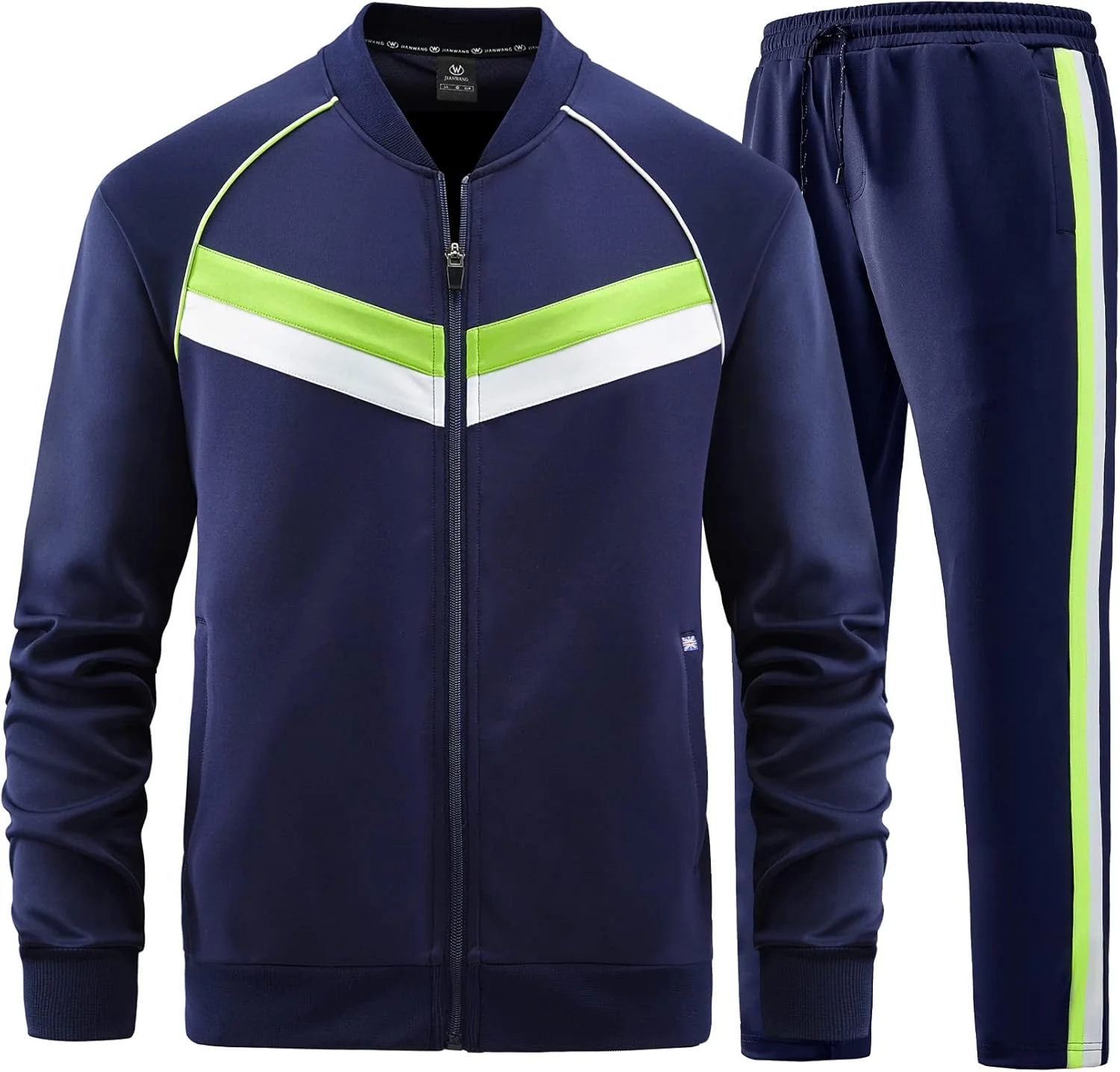 ست گرمکن و شلوار مردانه W JIANWANG، دو تکه (بسته 2 عددی) ست گرمکن و شلوار مردانه W JIANWANG، دو تکه (بسته 2 عددی)