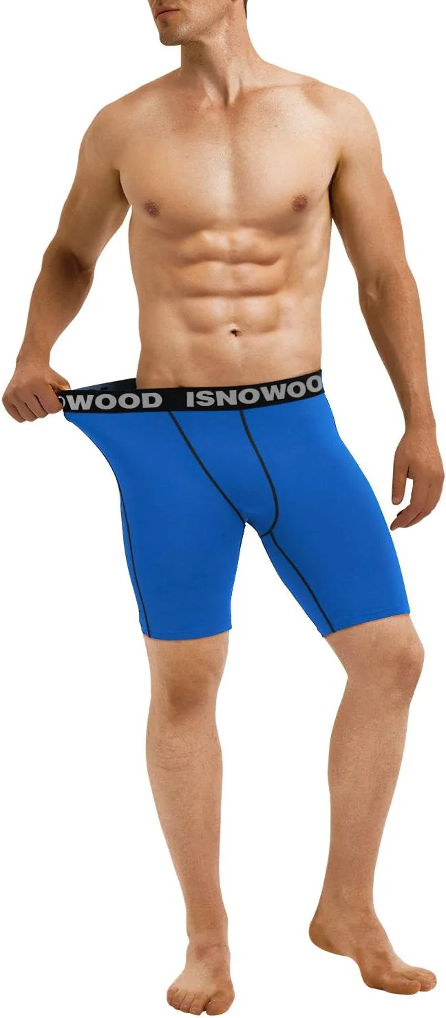 شورت فشاری مردانه isnowood، شورت ورزشی اسپندکس برای دویدن و تمرین شورت فشاری مردانه isnowood، شورت ورزشی اسپندکس برای دویدن و تمرین