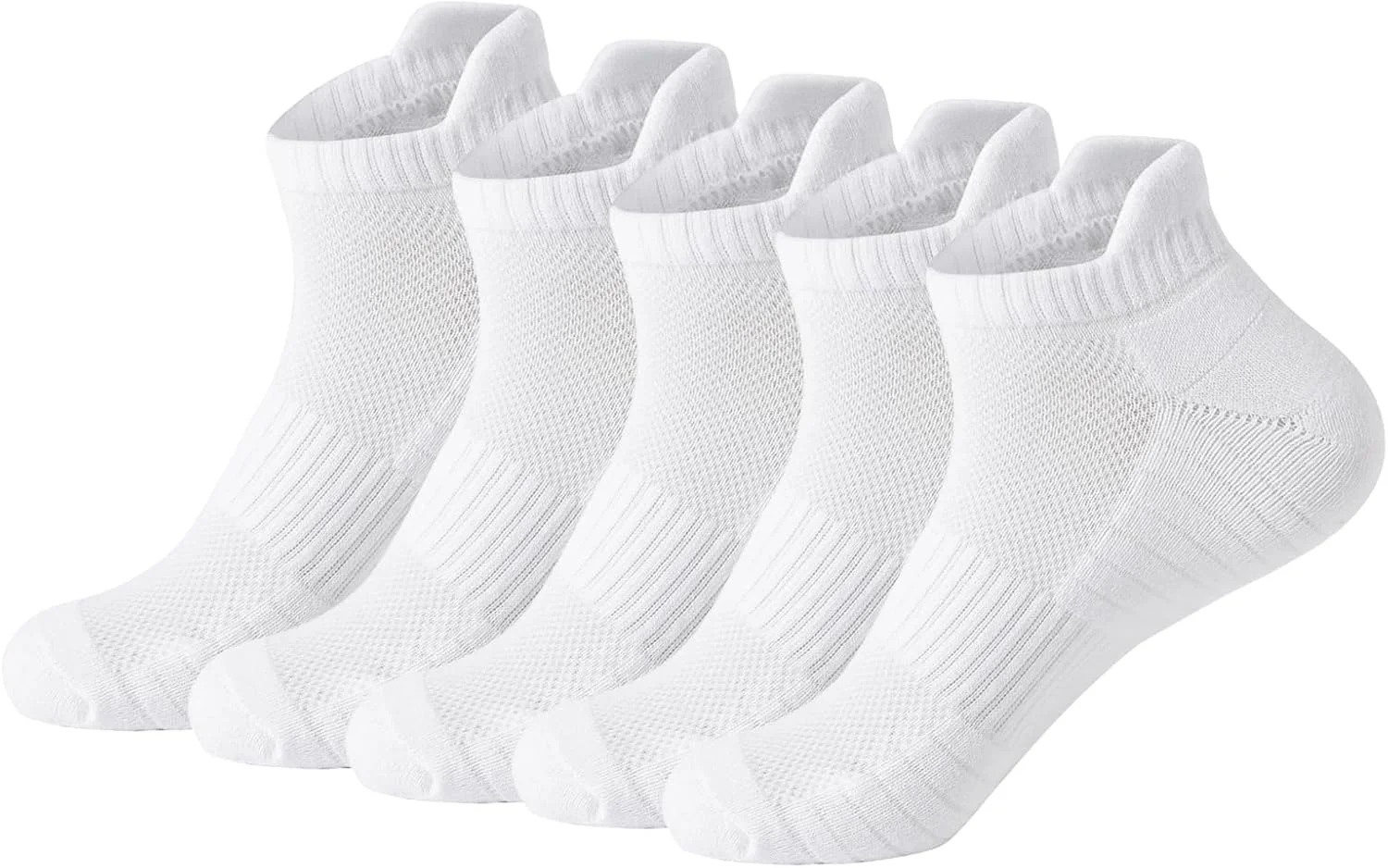 جوراب ورزشی مردانه نخی - دارای بالشتک، رطوبت گیر، ضد بو، جوراب ساق کوتاه ورزشی مردانه، بسته 3 عددی در رنگ های کلاسیک (مشکی، سفید، خاکستری)