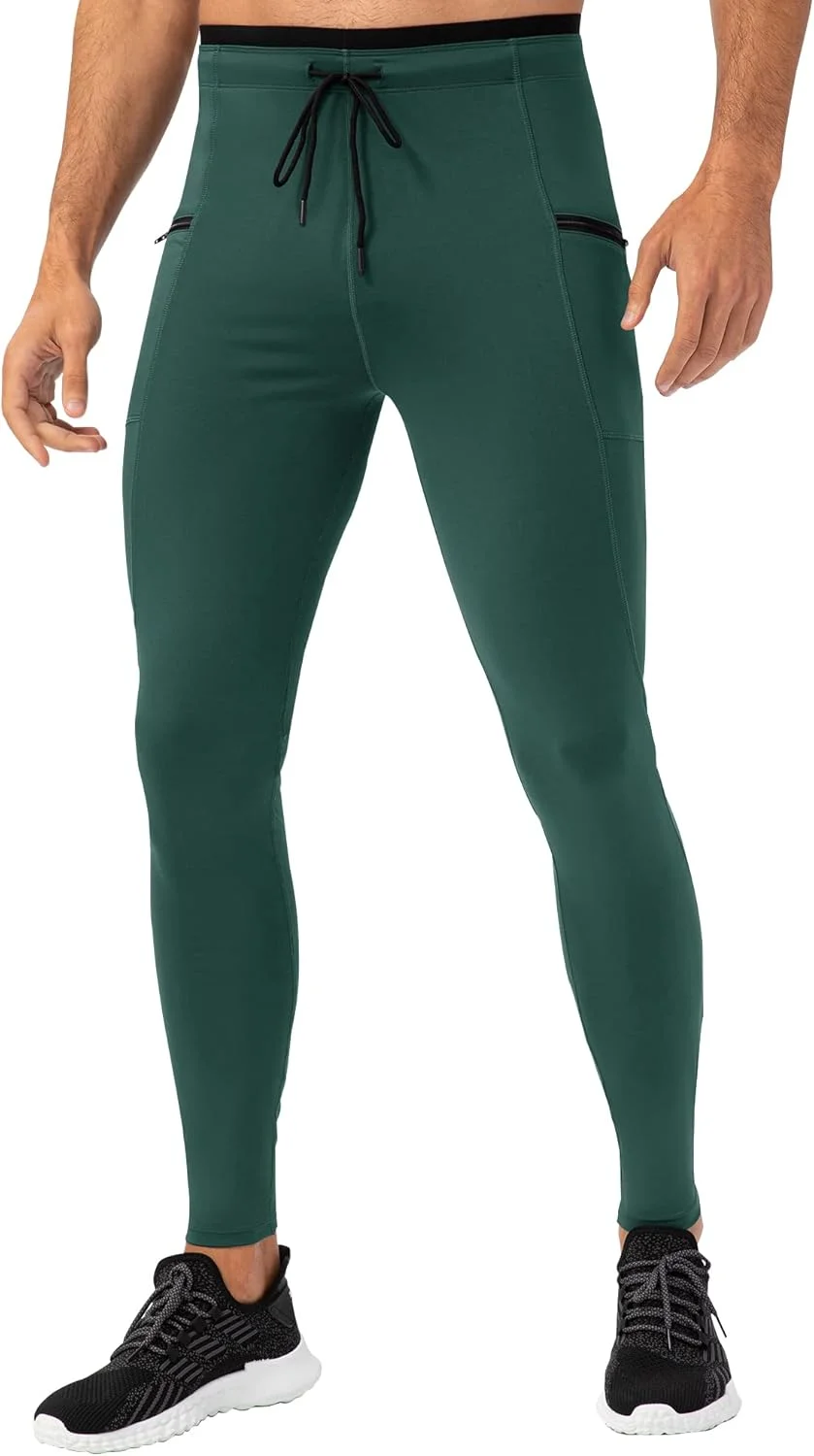 شلوار ورزشی مردانه Irovami، لگ ورزشی مردانه با جیب، کمر کشی بند دار، ساق ورزشی باریک مناسب دویدن