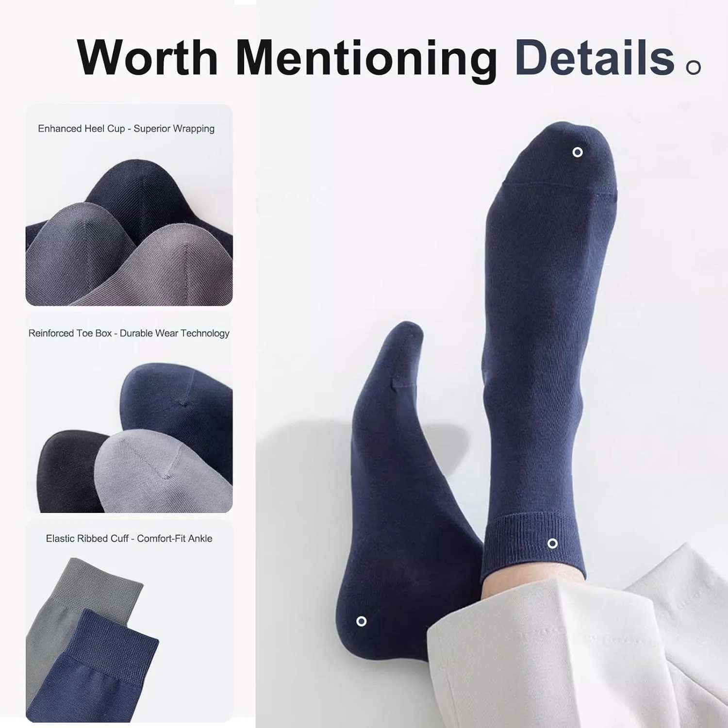 جوراب ورزشی مردانه با زیره حوله ای و بافت توری تنفسی، دارای کش ضد لغزش، بسته 5 عددی رنگ های متنوع برای بسکتبال، دویدن و استفاده روزانه جوراب ورزشی مردانه با زیره حوله ای و بافت توری تنفسی، دارای کش ضد لغزش، بسته 5 عددی رنگ های متنوع برای بسکتبال، دویدن و استفاده روزانه