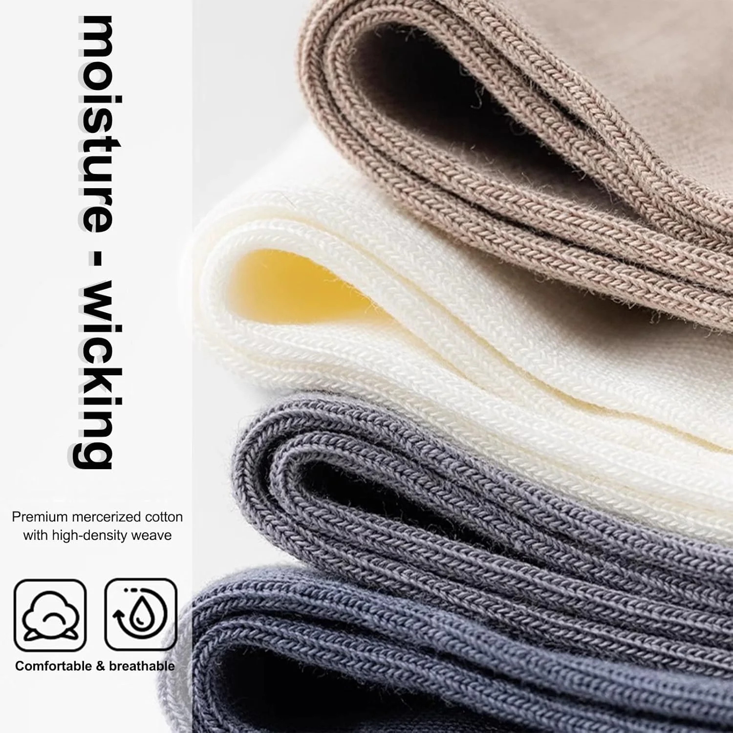 جوراب ورزشی مردانه با زیره حوله ای و بافت توری تنفسی، دارای کش ضد لغزش، بسته 5 عددی رنگ های متنوع برای بسکتبال، دویدن و استفاده روزانه جوراب ورزشی مردانه با زیره حوله ای و بافت توری تنفسی، دارای کش ضد لغزش، بسته 5 عددی رنگ های متنوع برای بسکتبال، دویدن و استفاده روزانه