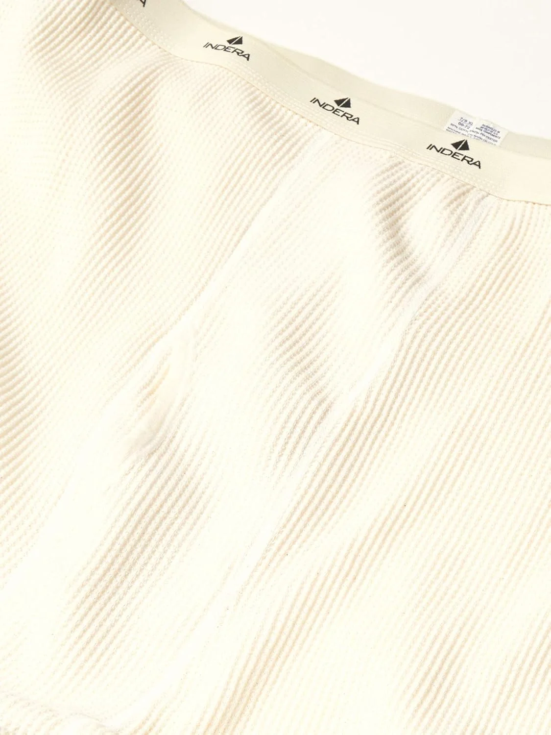 شلوار زیر مردانه ایندرا مدل 50/50 بافت وافل فوق سنگین