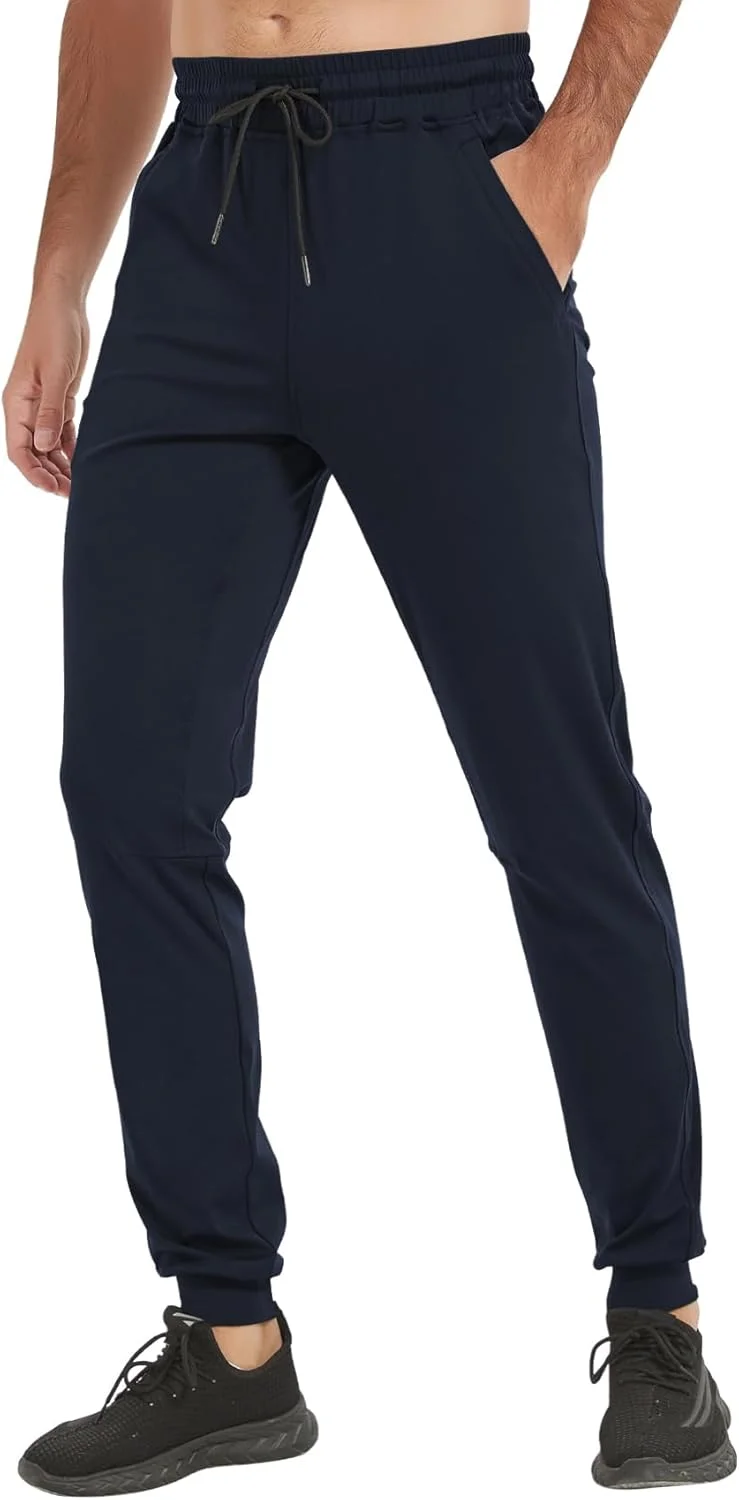 شلوار جاگر مردانه قد بلند با فاق 32/34/36/38 اینچ، دارای جیب زیپ‌دار، مناسب دویدن و ورزش